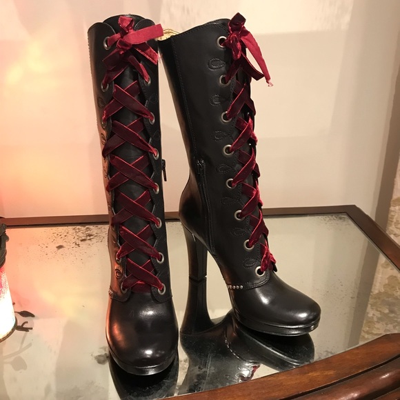 NWT Charles by Charles David “Valiant” Black Boots - Picture 2 of 16